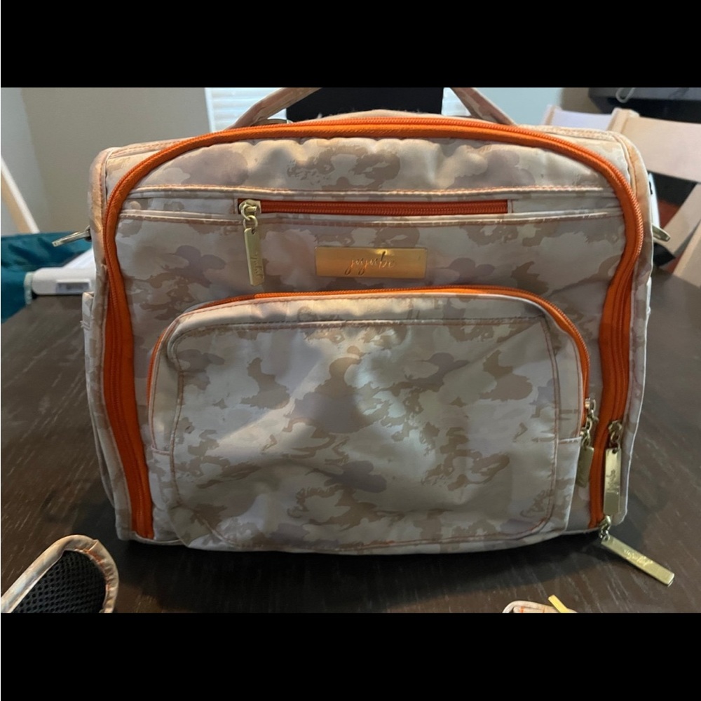 RETIRED Juju be hidden camo backpack diaper bag
